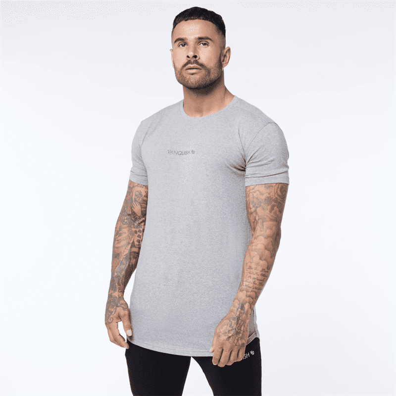 Men's T-shirts Cotton round neck slim Gym Sports Fitness T-Shirt Fashion Men's Clothing - Jointcorp