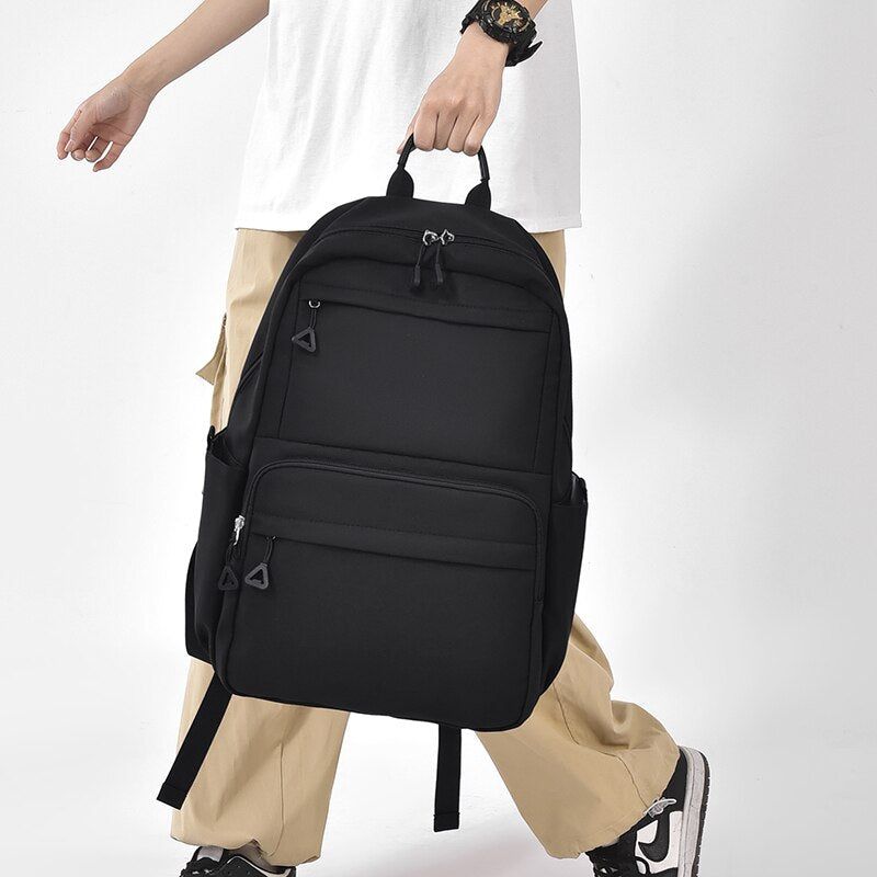 New 14-Inch Casual Simple Student Backpack Large Capacity Practical Schoolbag