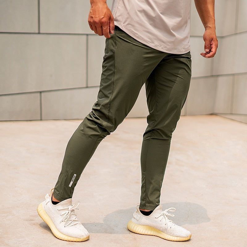 Men Running Fitness Sweatpants Male Casual Outdoor Training Sport Long Pants Jogging Workout Trousers Bodybuilding - Jointcorp