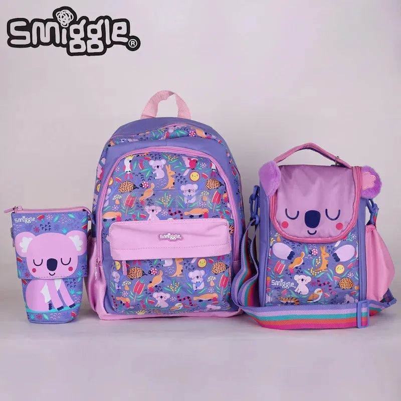 In Stock Genuine Australia Smiggle School Bag Children Stationery Student Pen Case Backpack Lunch Bag Student Gif