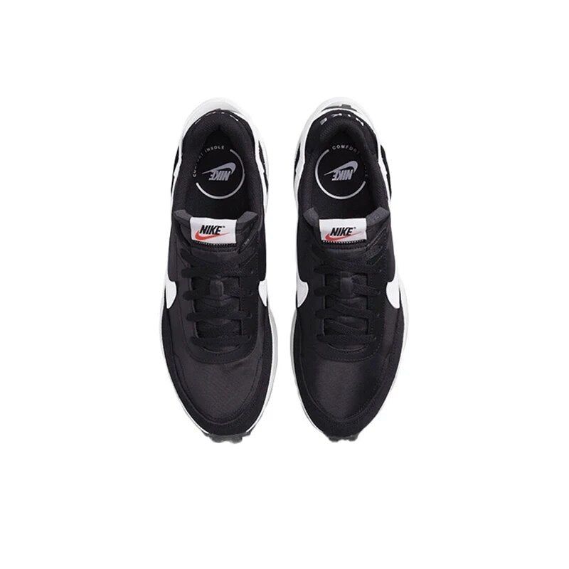 Original New Arrival Nike Waffle debu Men's Running Shoes Wear Resistant Shock Breathable Black and White Sneakers DF9522-001
