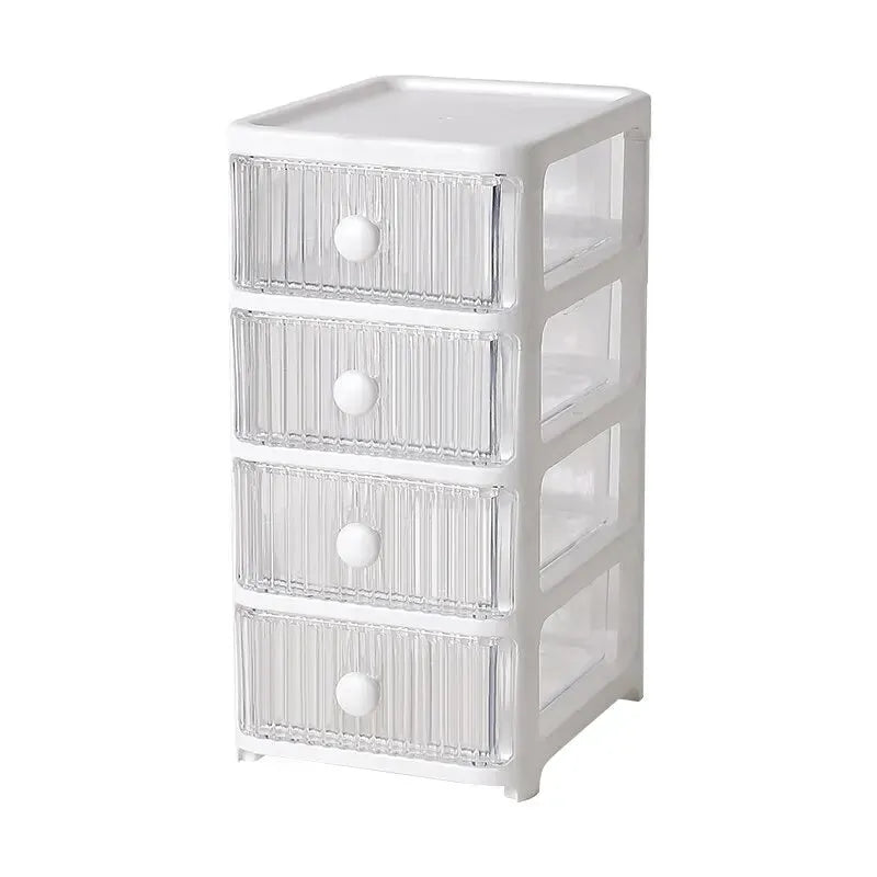 Creative Desktop Storage Box Organizer Plastic Drawer Transparent Multifunction Student Pen Holder Makeup Cosmetic Organizer Box