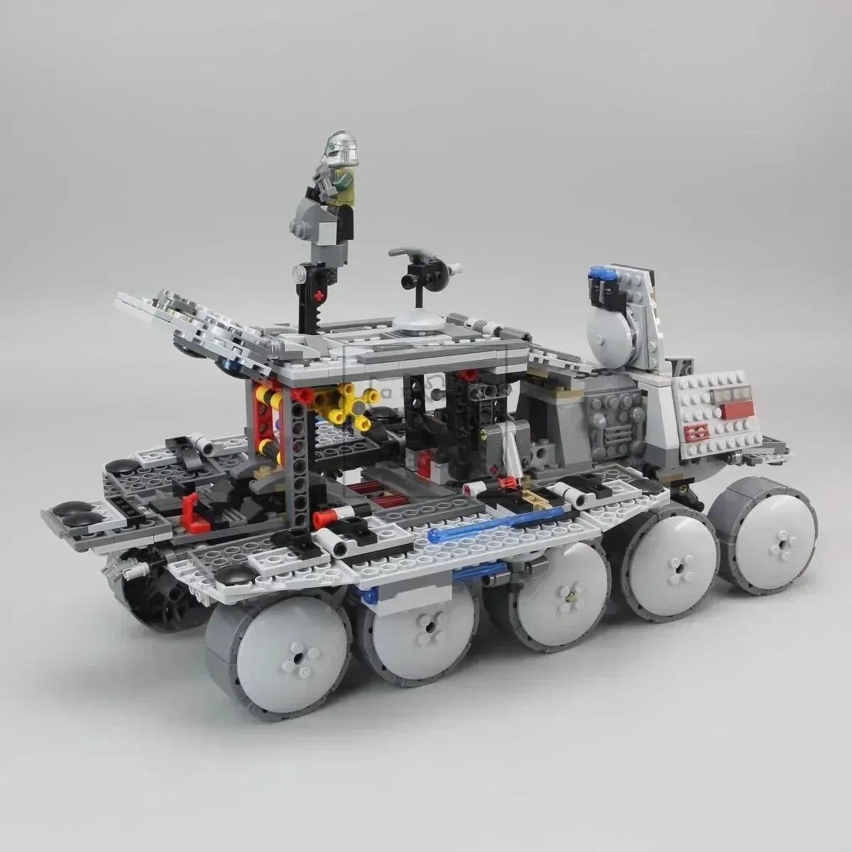 HOT TOY 75151 Scene Turbo Tank Building Block Props Model Moc DIY Children's Assembled Toys Birthday Christmas Gift