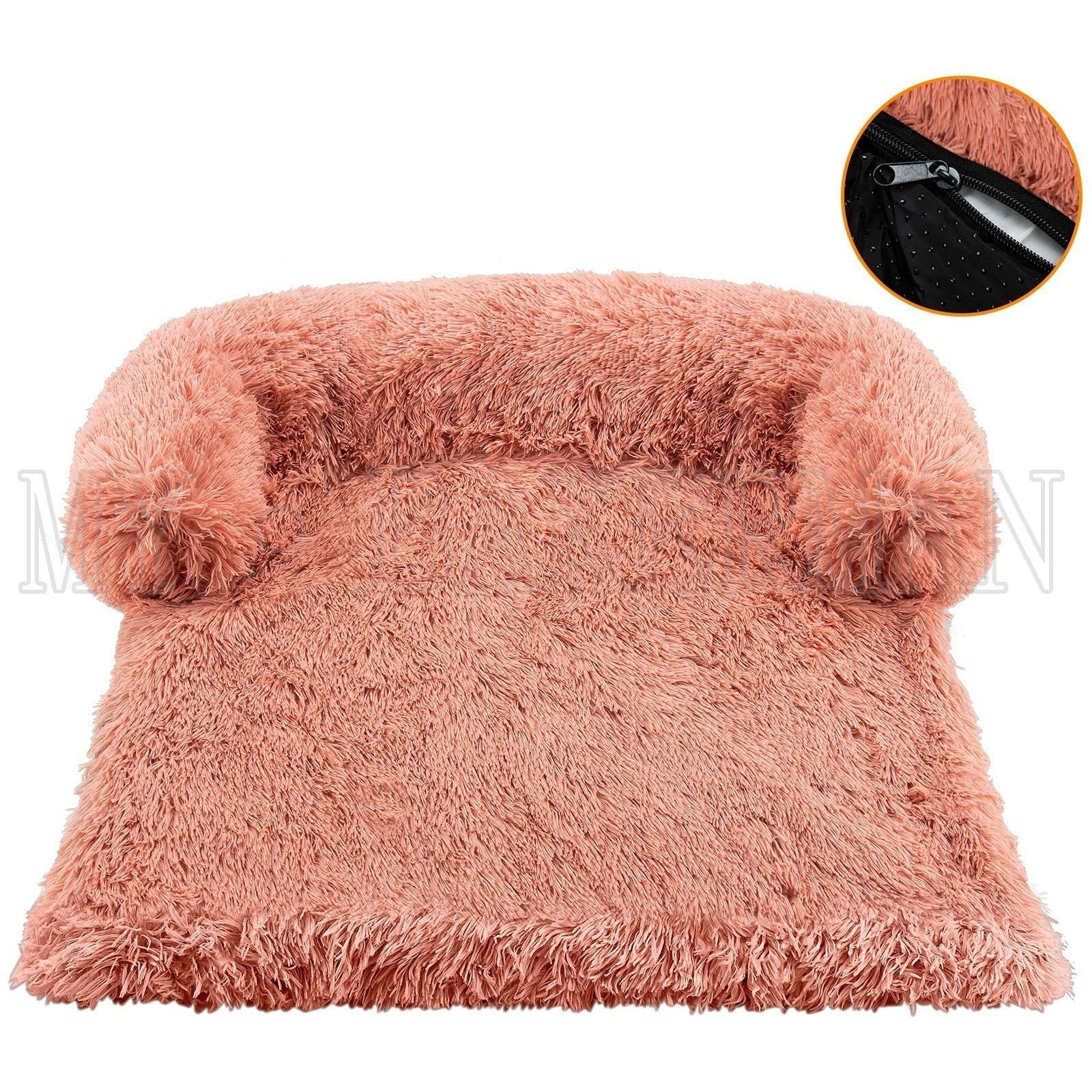 Pet Dog Bed Sofa For Dog Pet Calming Bed Warm Nest Washable Soft Furniture Protector Mat Cat Blanket Large Dogs Sofa Bed