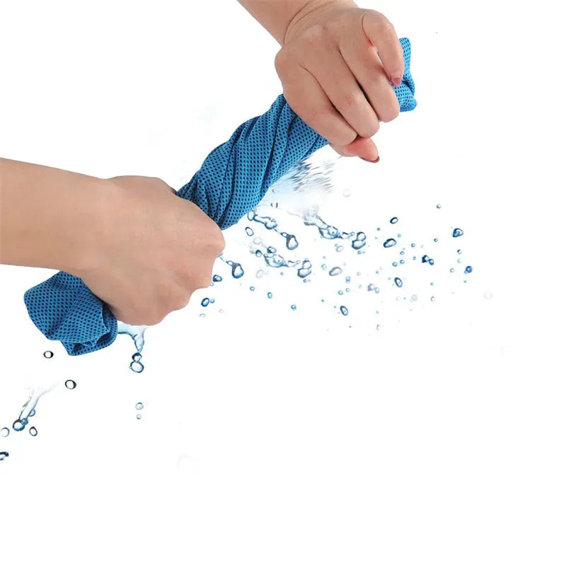 Microfiber Towel Quick-Dry Summer Thin Travel Breathable Beach Towel Outdoor Sports Running Gym Yoga Camping Cooling Scarf