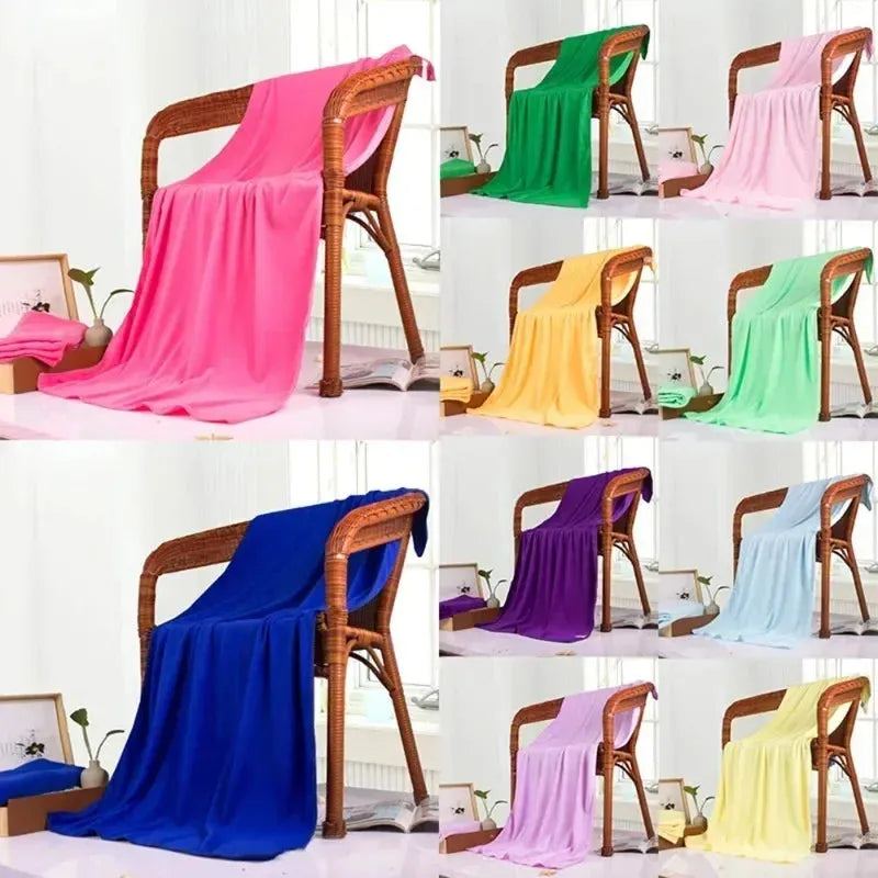 Soft Breathable Microfiber Bath Towel Large Bath Towel Beach Towels Shower Towel Quick-Drying Comfort Absorbent Hot Sale 70x140