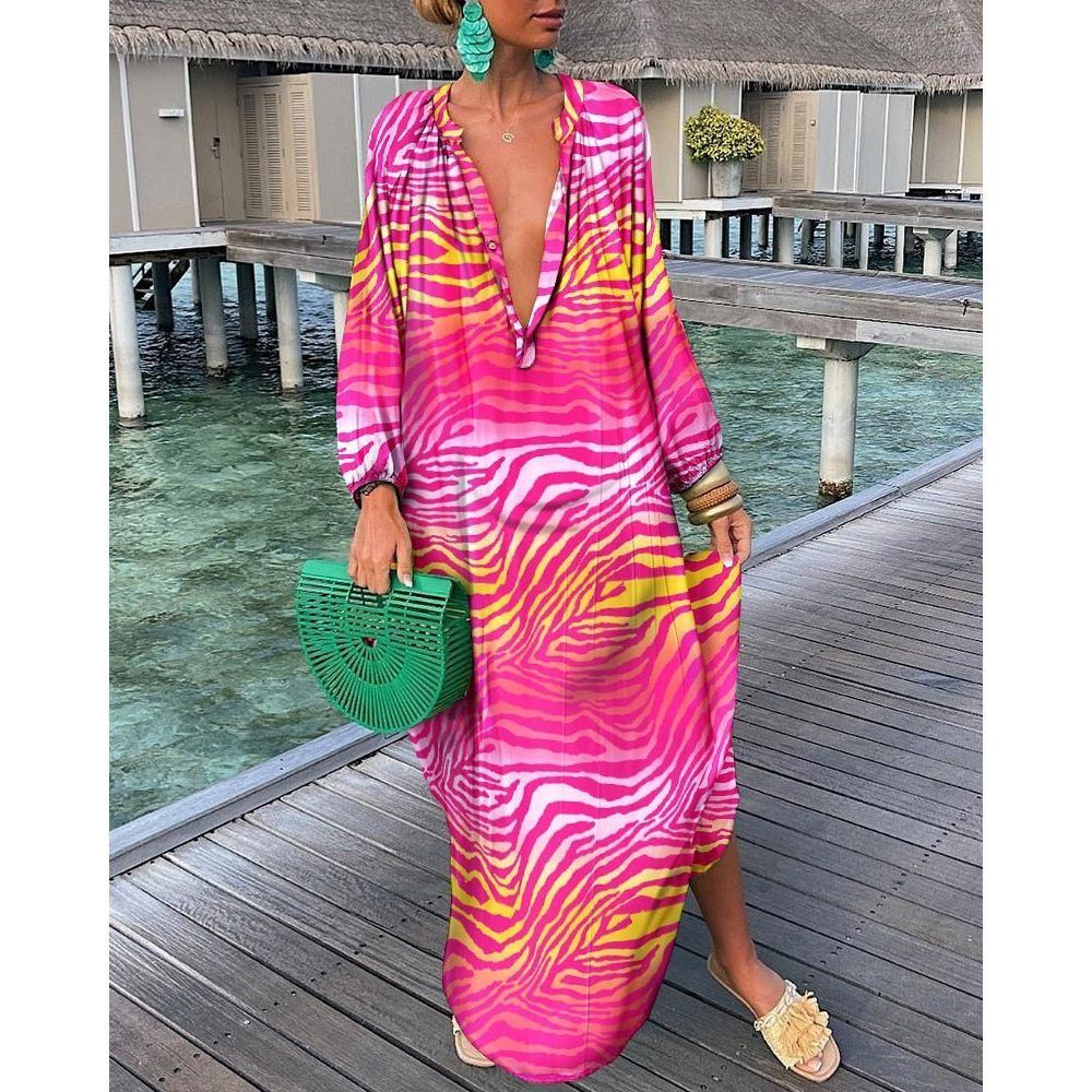 Long Dress for Women Loose Dresses Graphics Print Y2k Casual Punk Elegant Holiday Loose Autumn Gothic Vintage dresses