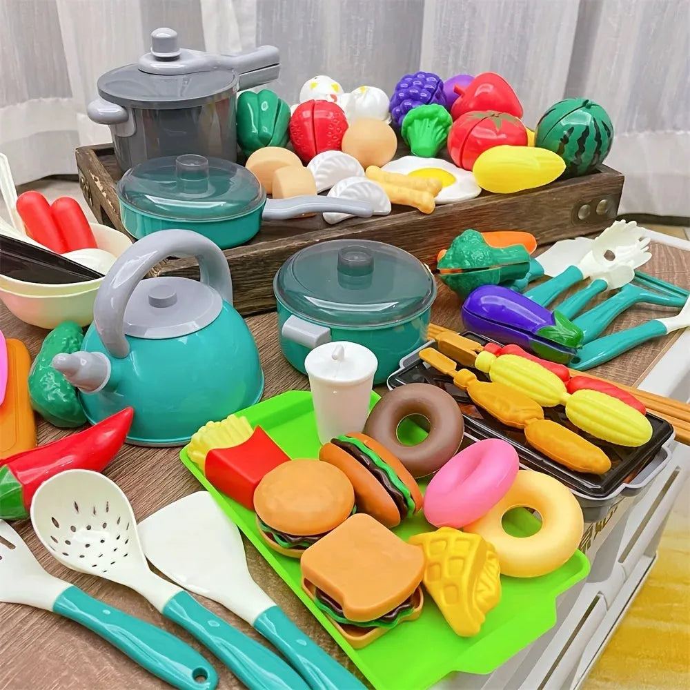 28pcs Kitchen Toys Set Simulated Kitchen Toy For Children's Pretend Play Children's Pretend Play Toy Set For Boys And Gir