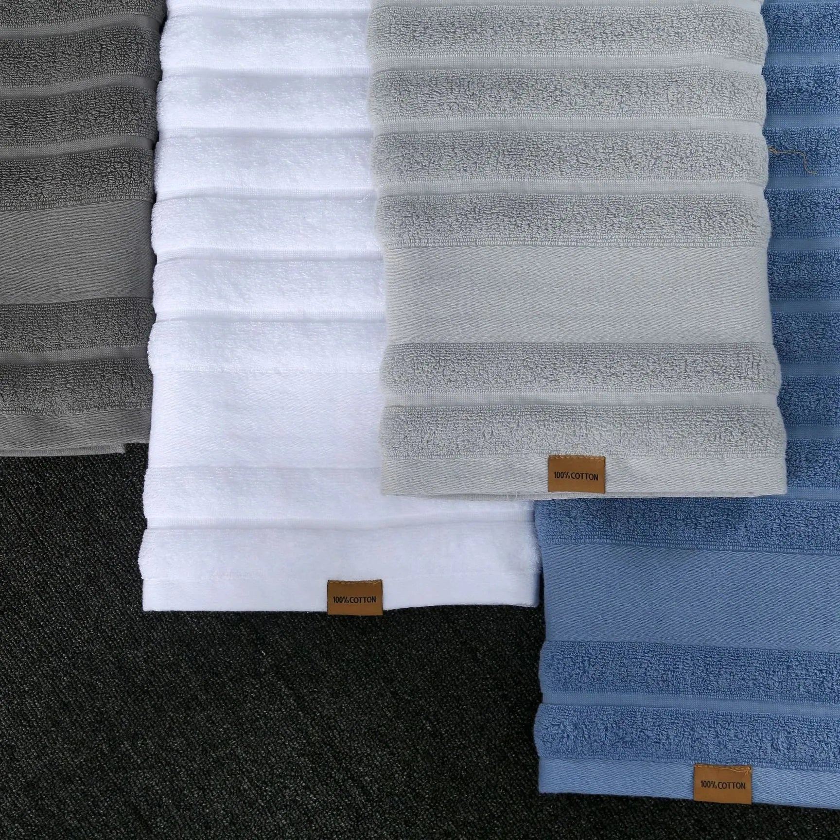 100% Cotton Shower Towels Bath Towel for Adults High Absorbent Home Hotel Pure Thick Towels Bathroom Bath Towel White