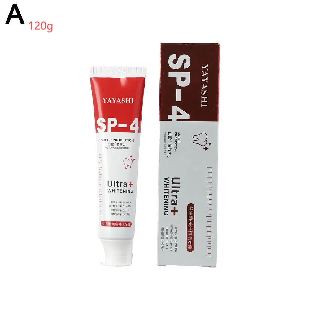 Probiotic Whitening Toothpaste Oral Health Breath Freshener Tteeth Cleaning Brightening Stains Calculus Remover Teeth care