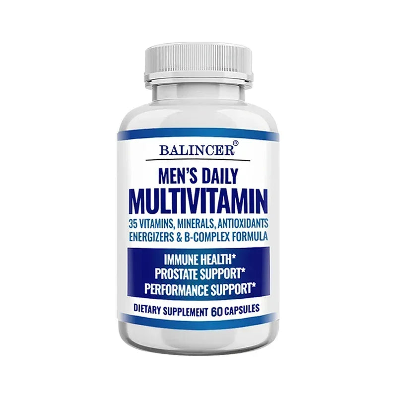 Multivitamin Supplement for Men – Provides Cognitive Brain Health, Energy and Stamina, and Muscle Mass