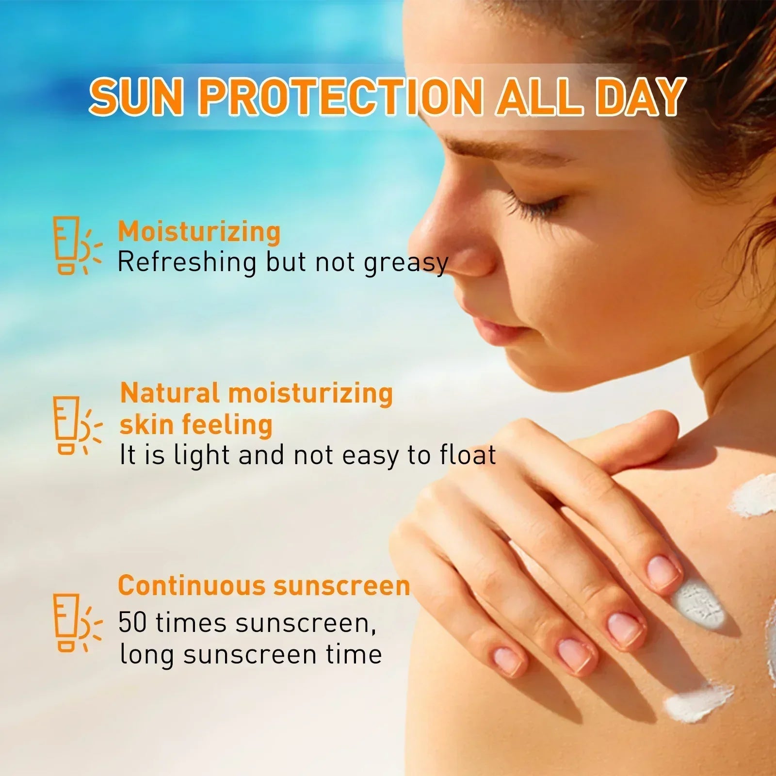 Facial Body Sunscreen Ultra Isolation Long Last Protection Whitening Moisturizing Oil Control facial skin protection cream