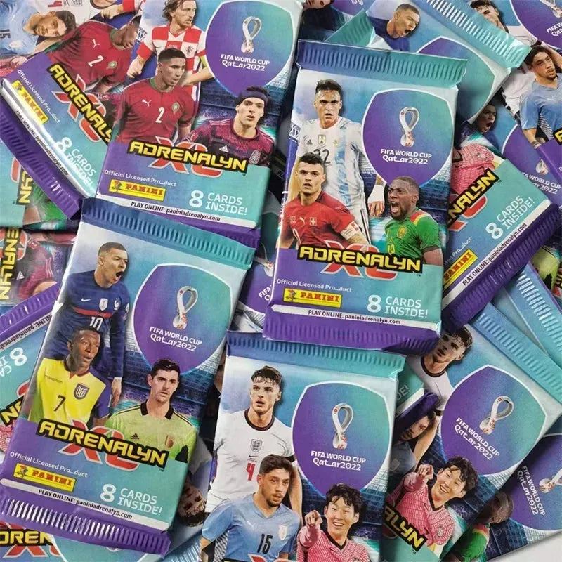 PANINI 2022 Qatar World Cup Football Star Card Box Soccer Star Collection Messi Ronaldo Footballer Limited Fan Cards Box Set