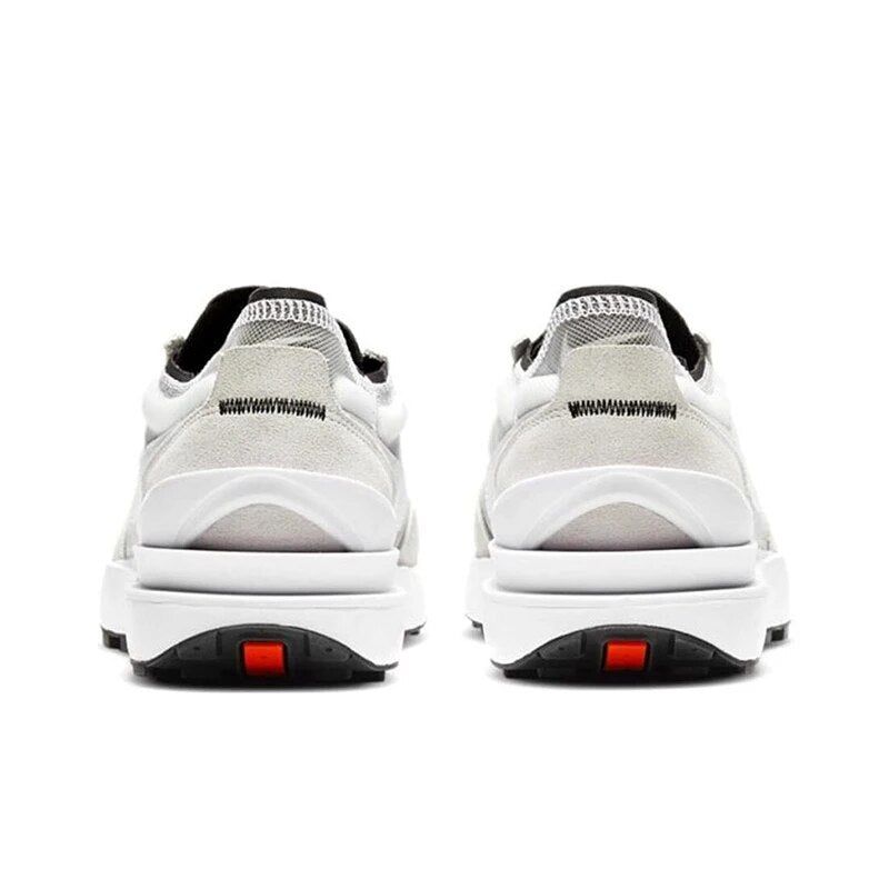 Original New Arrival Nike Waffle One Men's Running Shoes Wear Resistant Shock Absorption Breathable Gray White Sneakers DA7995