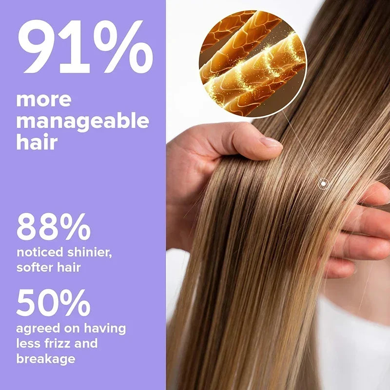 Hair keratin oil vitamin capsules Repair Curly Hair Damage Essential Oil Anti Hair Loss Essence Silky Deep Moisturizing Hair New