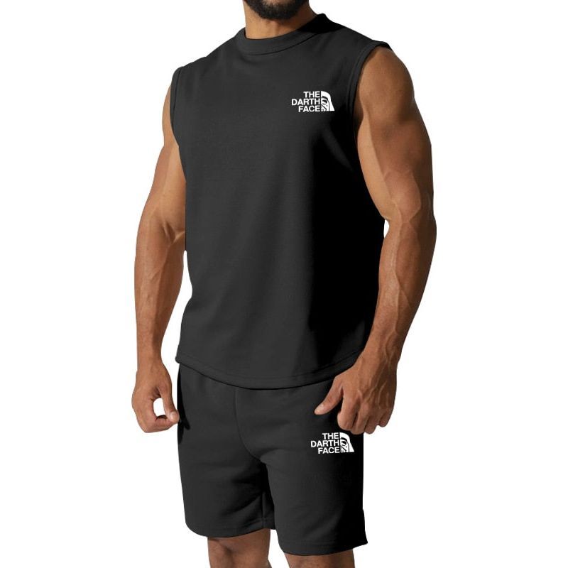 Sports Oversized Suit Short Sleeve T-shirt Suit Men's Clothing Casual Fashion Sportswear 2-piece Set - Jointcorp