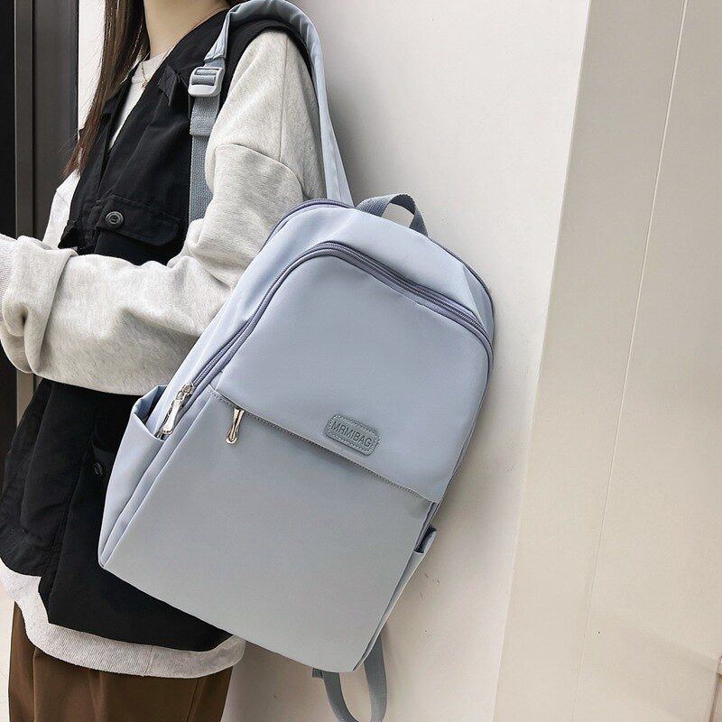 1pc Double Shoulder Backpack Nylon Material Graffiti for Daily Travel, Suitable For Couples, Leisure Backpacks