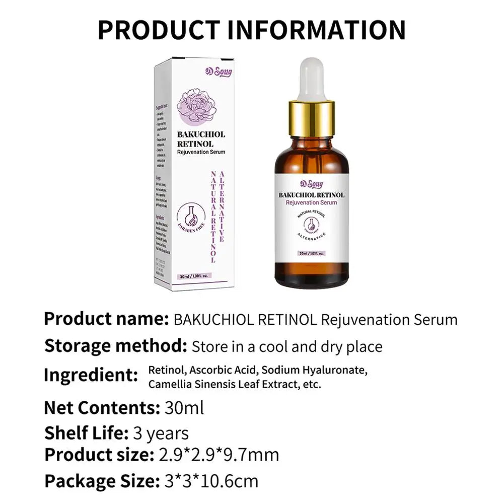 Psoralen Retinol Essence Repair Dull And Firm Skin Repair Firming Serum Essence Beauty Retinol Bakuchiol Care Skin Skin T2X4