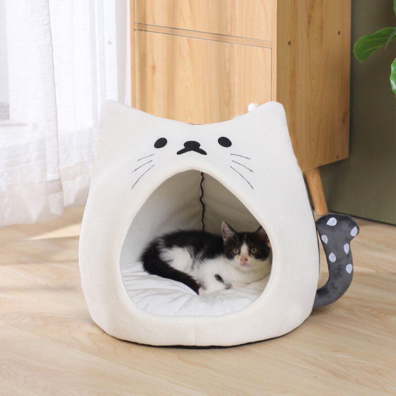 New Deep Sleep Comfort In Winter Cat Bed Iittle Mat Basket Small Dog House Products Pets Tent Cozy Cave Nest Indoor Cama Gato - Jointcorp