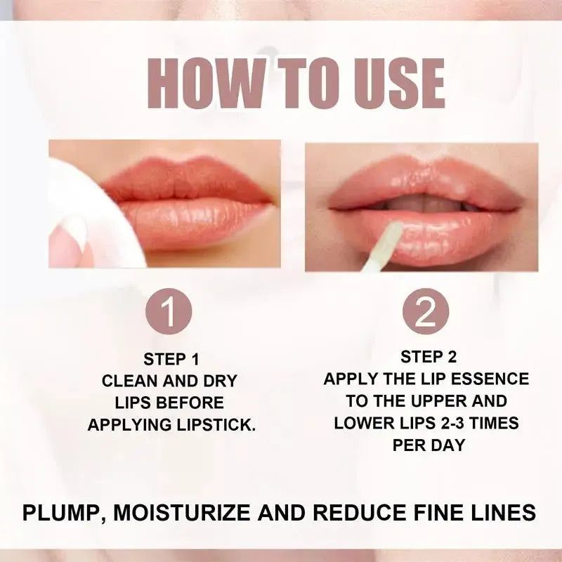 Lip Plump Serum Increase Lips Elasticity Instant Volumising Essential Oil Reduce Fine Lines Moisturizing Nourish Lip New