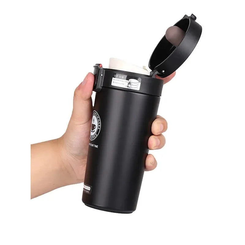 380ML Coffee Mug Vacuum Stainless Steel Thermos Bottle Portable Mugs Insulated Water Bottle Coffee and Tea Thermo Bottle