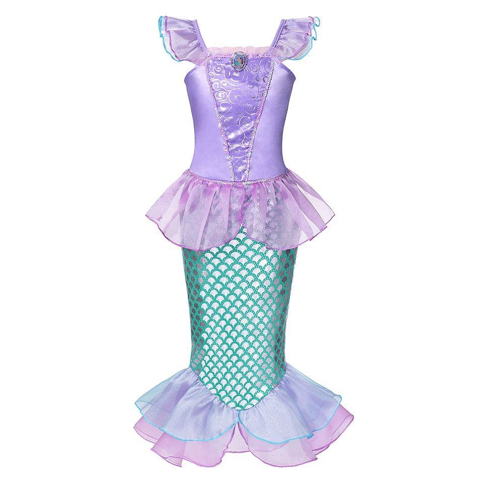 Disney Princess Girls Mermaid Ariel Dress