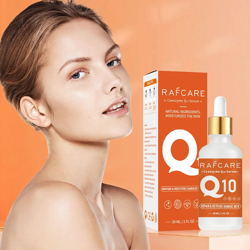Q10 Coenzyme Remove Wrinkle Face Firming Lifting Anti-Aging Serum Fade Fine Lines Improve Puffiness Korean Skin Care Product