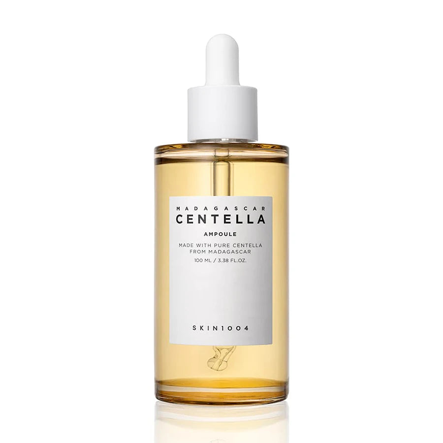 Madagascar Centella Asiatica Ampoule Facial Serum , Prone and Sensitive Skin Moisturizing Skin Firming Korean Glass Skin car
