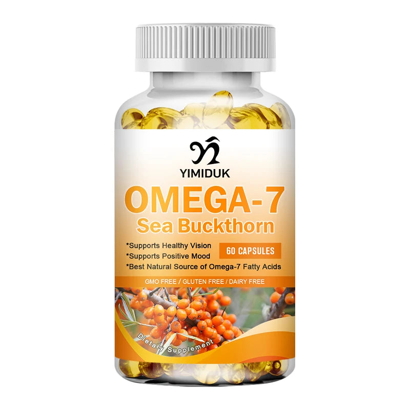Sea Buckthorn (Omega 7) Capsules Improve Immunity Anti-aging Supplementing Liver Relieving Constipation Whitening Capsules