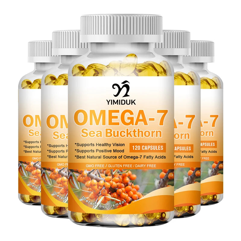 Sea Buckthorn (Omega 7) Capsules Improve Immunity Anti-aging Supplementing Liver Relieving Constipation Whitening Capsules