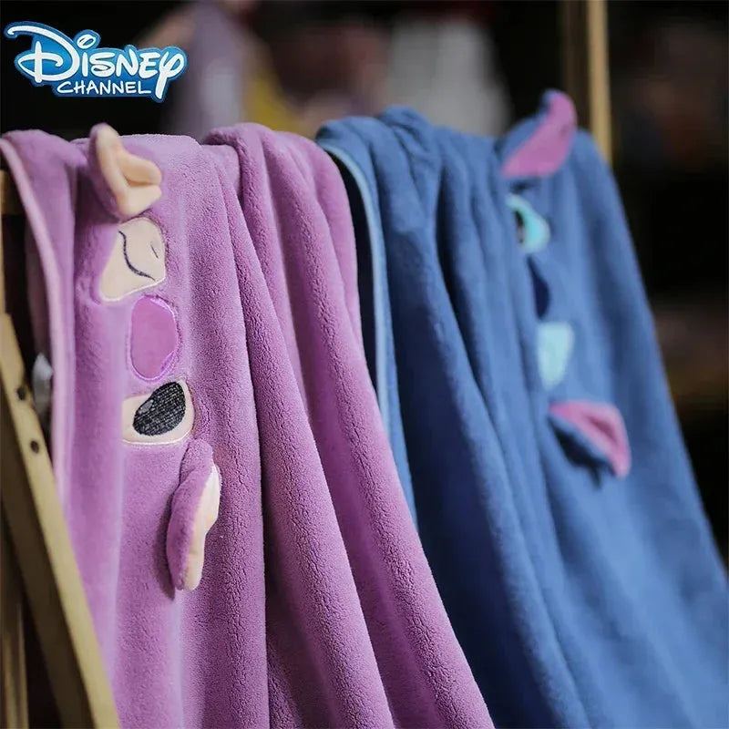 Disney Stitch Dry Hair Cap Cute Absorb Water Quick Drying Towel Cartoon Turban Wiping Turban Hair Drying Towel Party Child Gift