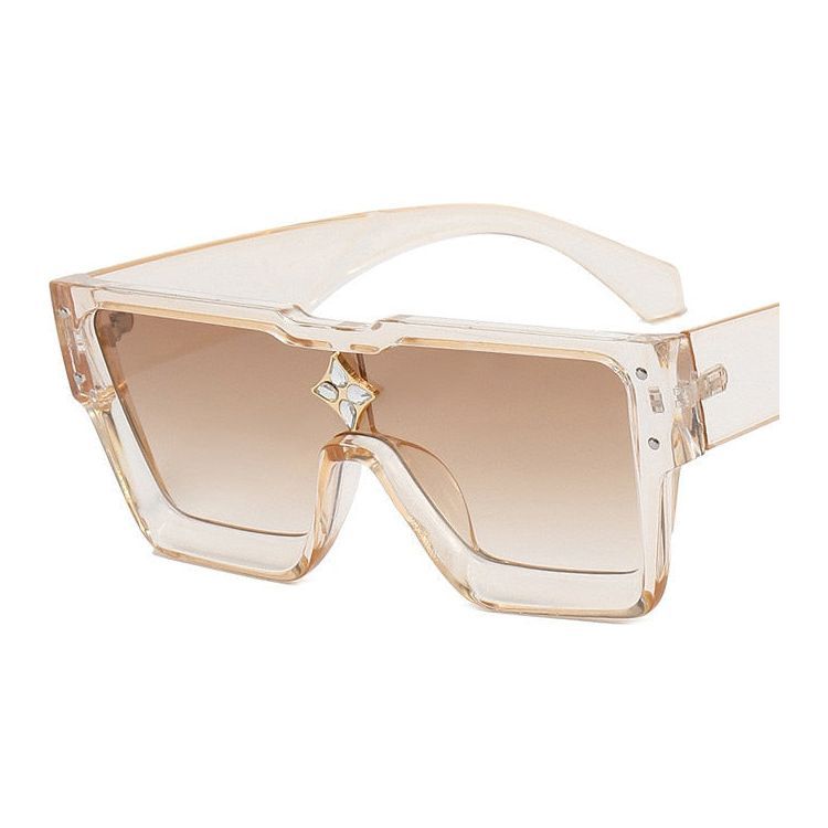New Retro Box Millionaire Large Frame Anti Radiation Sunglasses For Women 2022 - Jointcorp