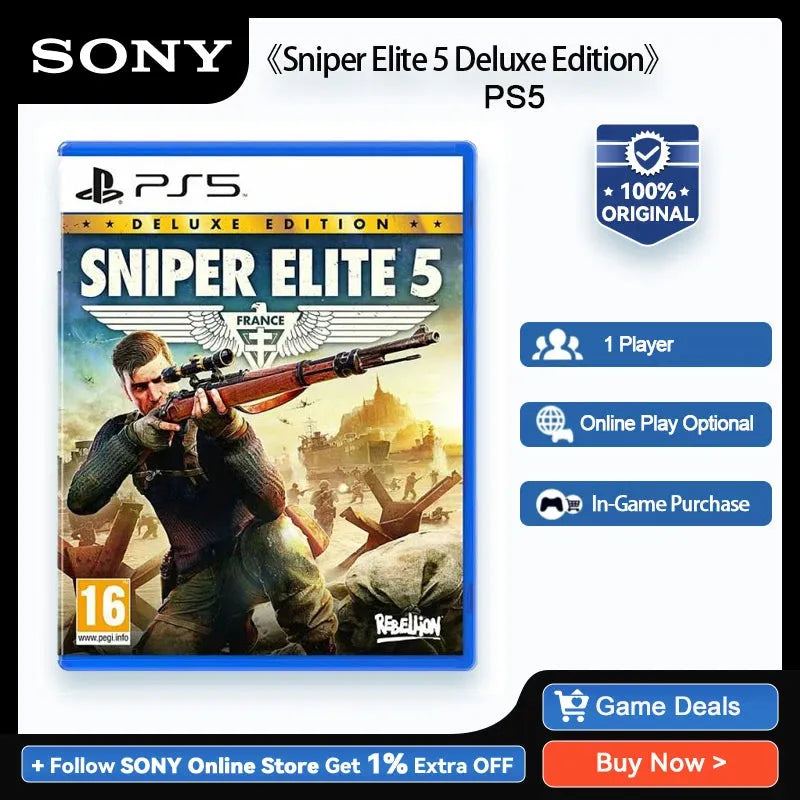 Sony PlayStation 5 Sniper Elite 5 Deluxe Edition