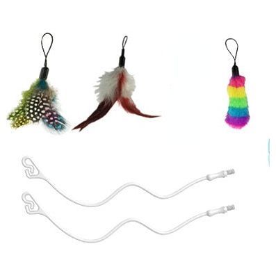 Interactive Cat Toys for Indoor Cats, Automatic Kitten Toys Electronic with Mouse and 3 Feathers for Cats to Play Alone Exercise - Jointcorp