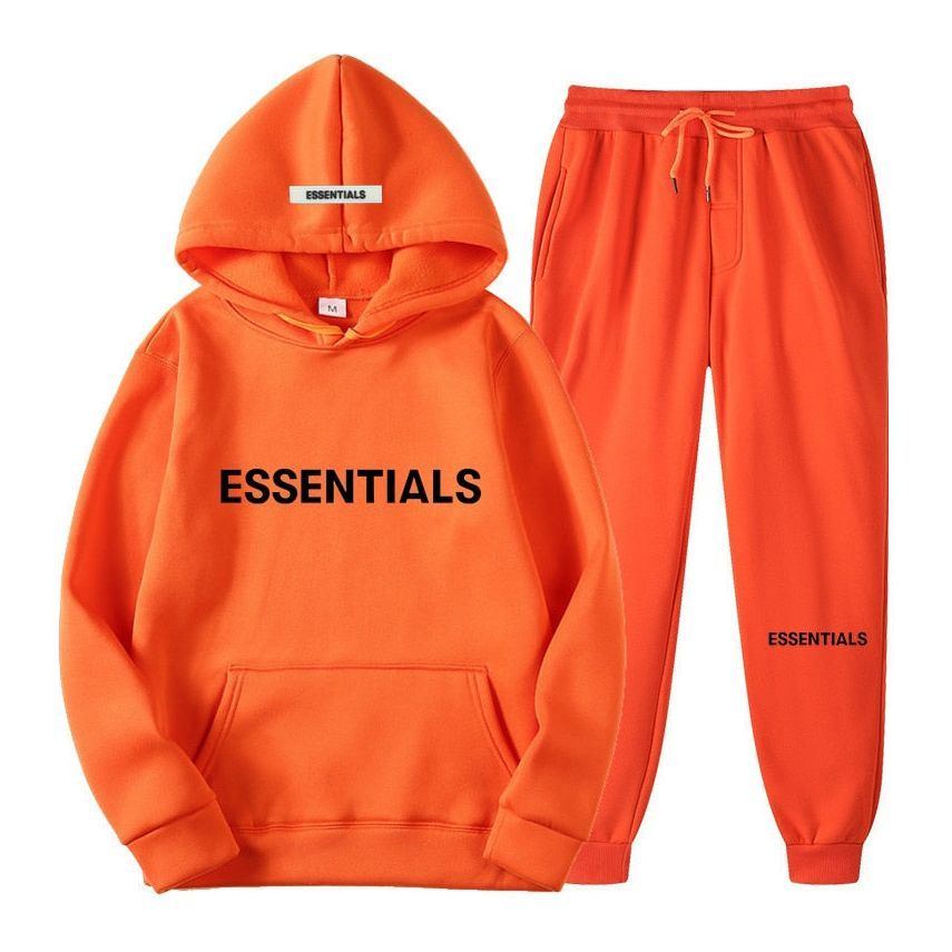 Men's Hooded Sweatshirt Suit Pure Cotton Couple Jogging Sweatshirt Street Sportswear