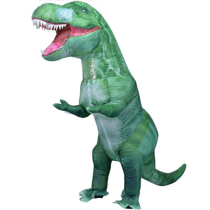 Inflatable Adult T REX Costume Dinosaur Costumes Blow Up Fancy Dress Mascot Party Cosplay Costume For Men Women Dino Cartoon