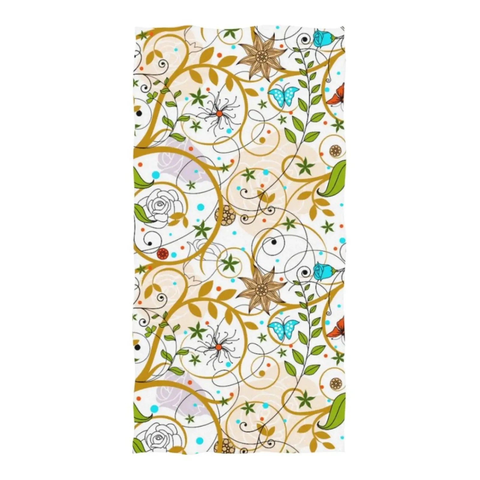 Flower pattern Pattern Beach Towel, Beach Towe Quick Drying, Perfect For Travel beach towell AbsorbentQuick dry breathable