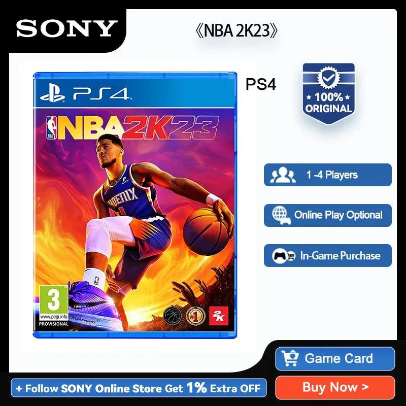 Sony PlayStation 4 NBA 2K23 PS4 Game Deals for Platform PlayStation4 PS4 PlayStation5 PS5 Game Disks