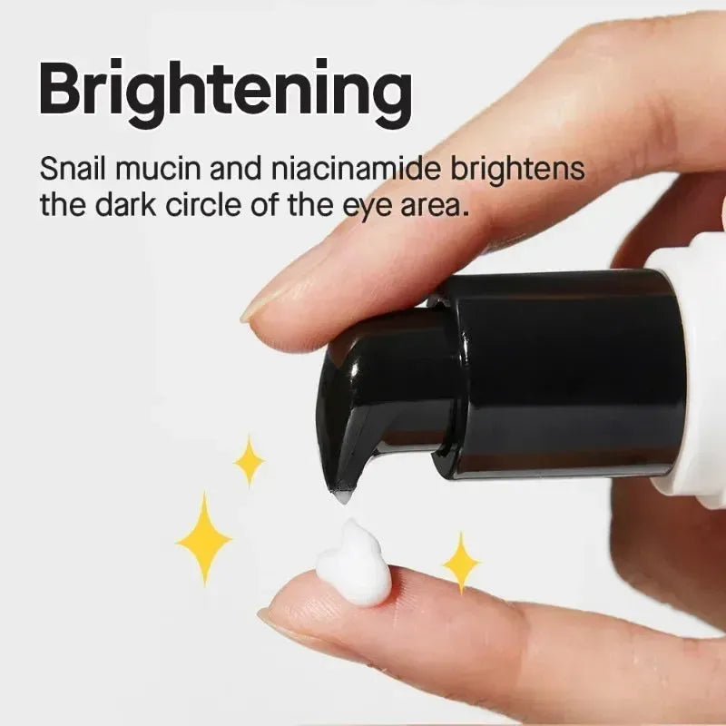 Facial Korean Snail Eye Cream Reduces Dark Circles and Fine Lines Moisturising Anti-Ageing Exfoliating Essence Skin Care