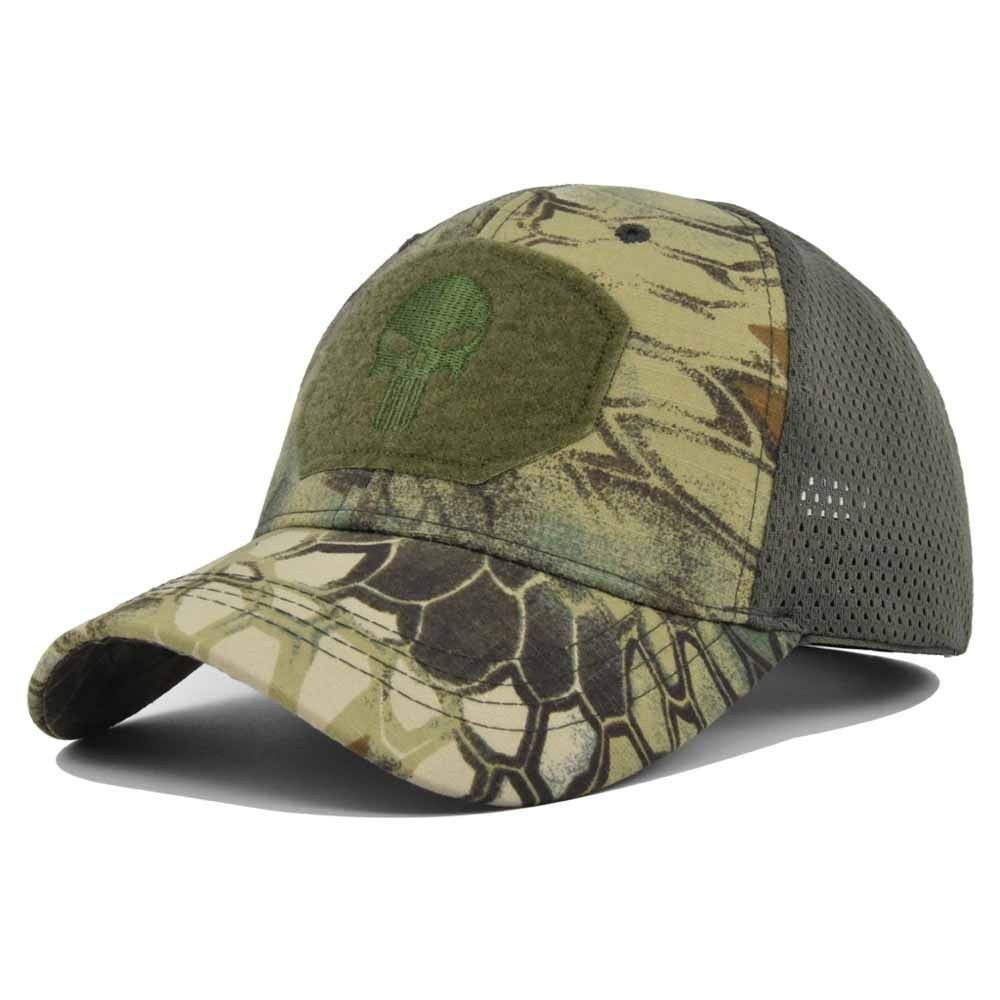 Military Baseball Caps Multicolor Camouflage Breathable Sun Visor Mesh Outdoor - Jointcorp