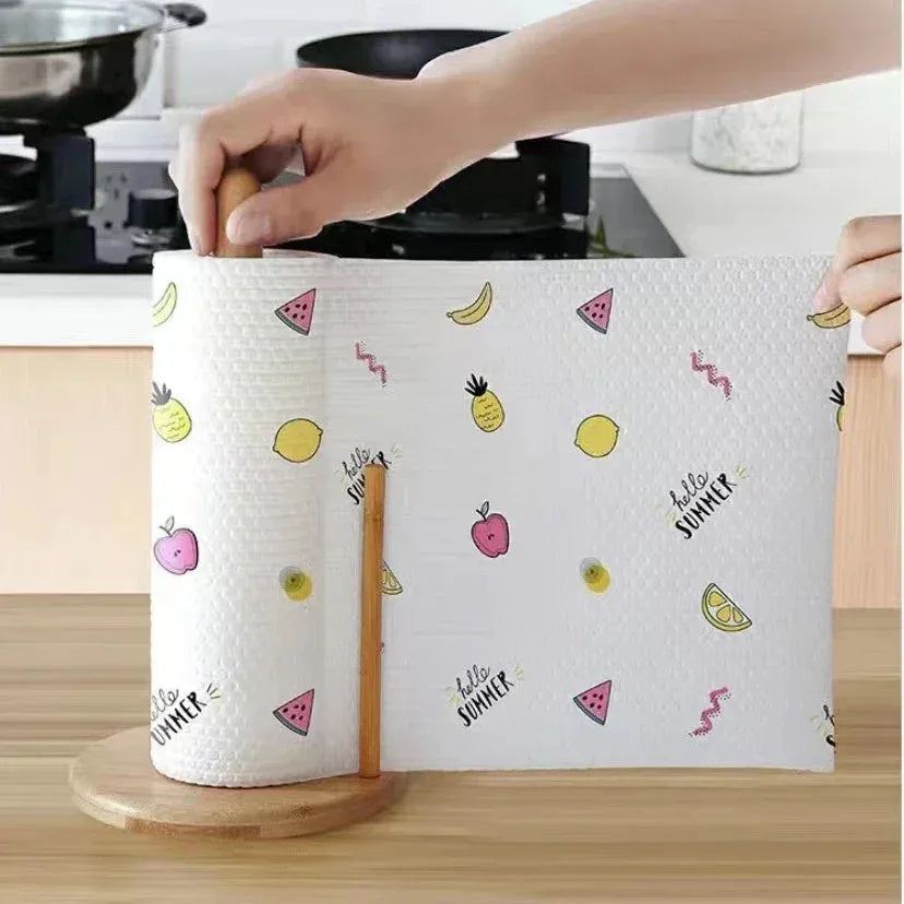 Kitchen Roll Paper Towel Rack Bathroom Stainless Steel Standing Paper Holder Silver Tissue Napkins Rack Home Table Decor New ZM