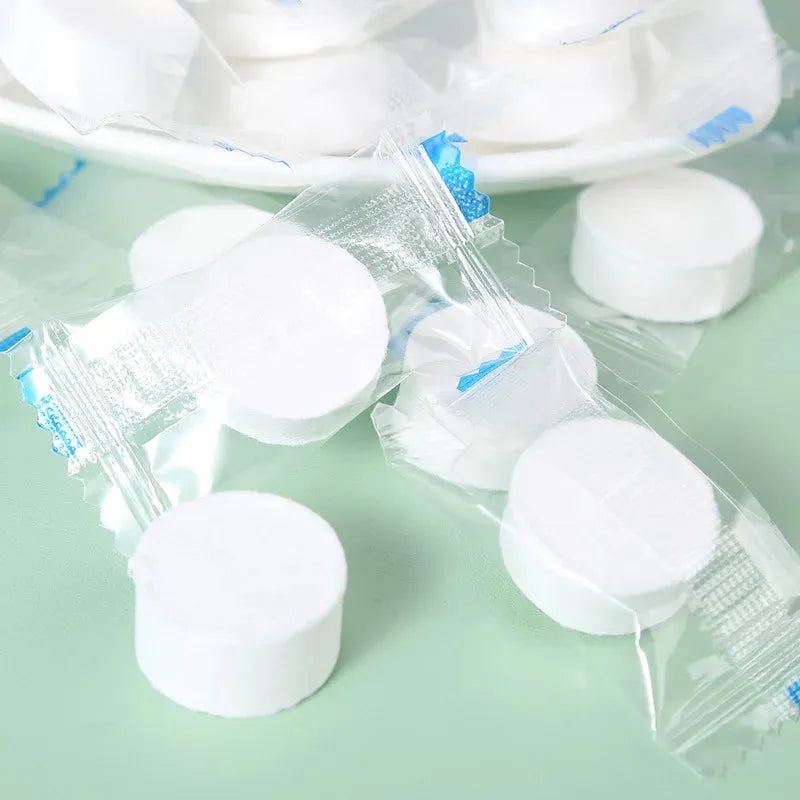 50PCS Compressed Towel Disposable Coin Tissue Travel Portable Mini Compressed Towel For Outdoor Travel BBQ Outdoor Camping