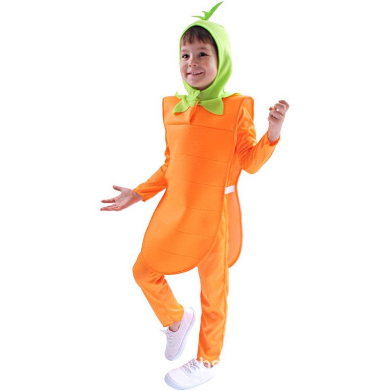 Children's Fruit Vegetables Clothing Modelling All Saints Garment Cosplay Take Tomato Lemon Grape Banana Strawberry Costume