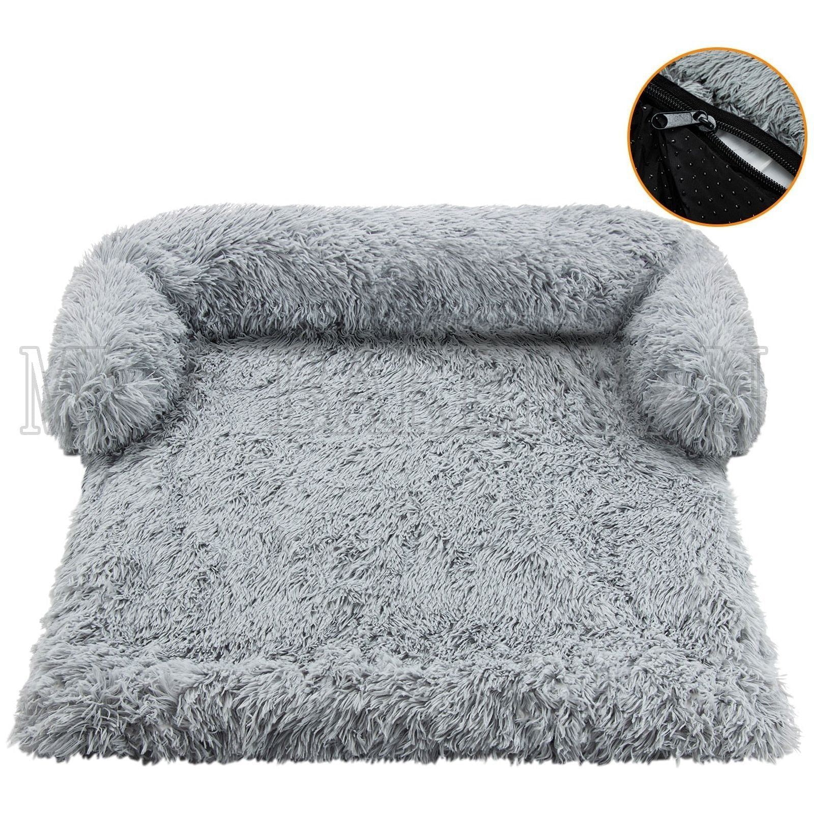 Pet Dog Bed Sofa For Dog Pet Calming Bed Warm Nest Washable Soft Furniture Protector Mat Cat Blanket Large Dogs Sofa Bed