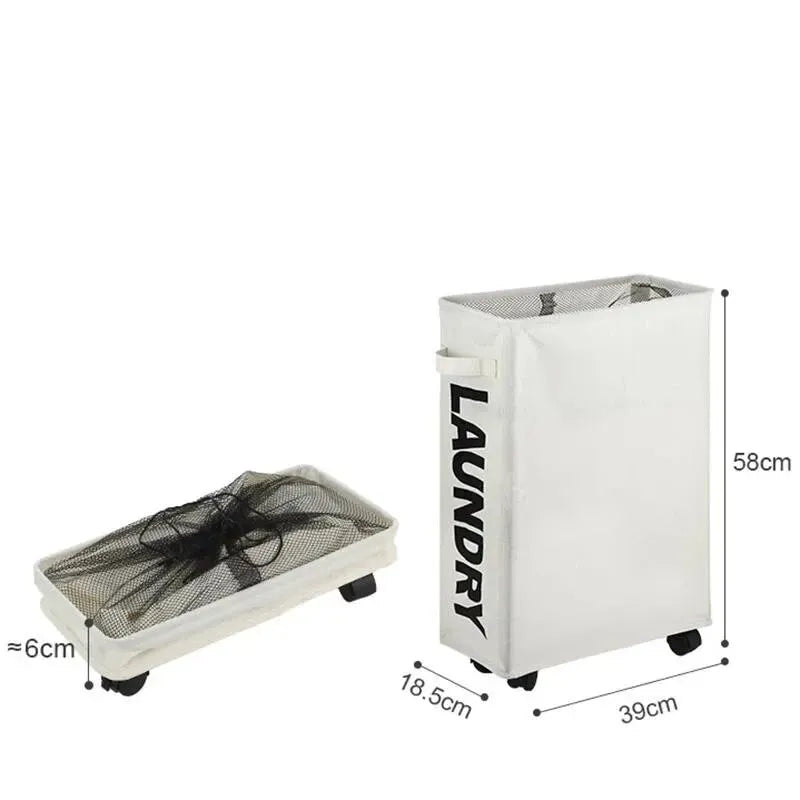 Laundry Basket With Stand Foldable Waterproof