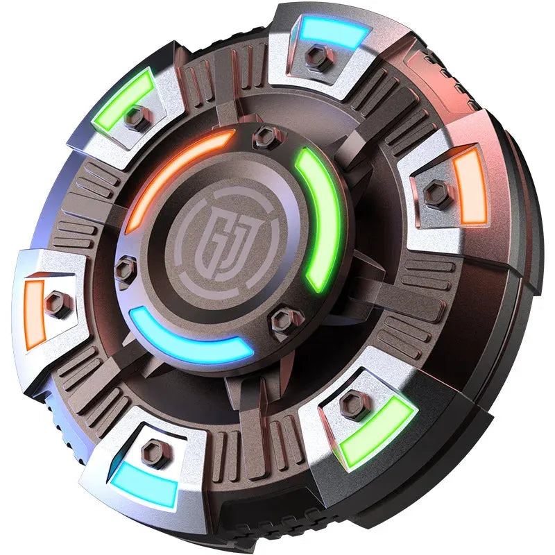 ADJUDICATION 2in1 EDC Metal Pushing Card Hand Spinner Papa Coin Adults Creative Fidget Toys 2023 New Stress Reliever INTRUDER