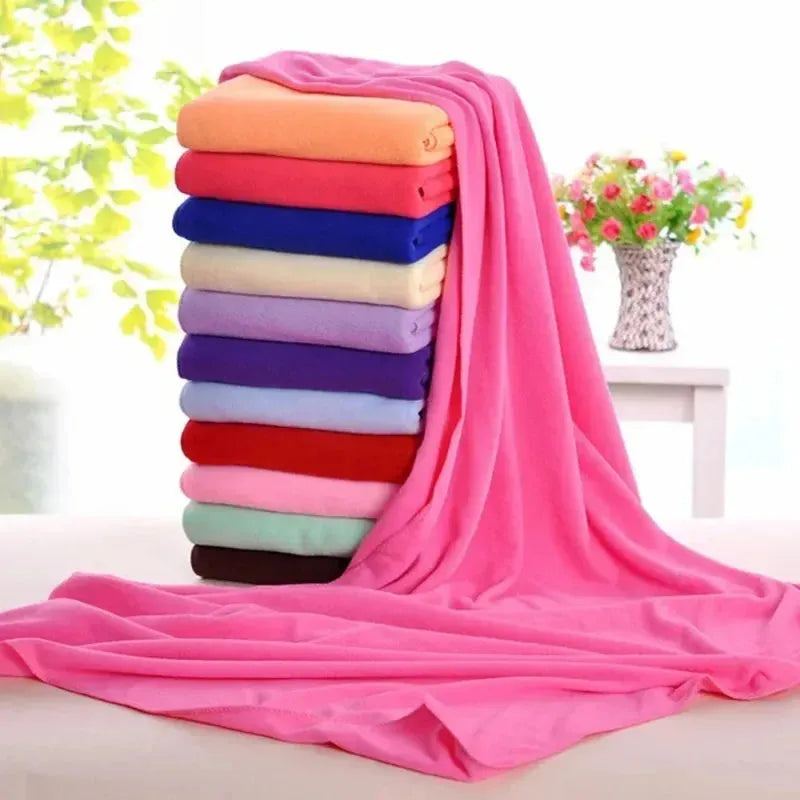 Soft Breathable Microfiber Bath Towel Large Bath Towel Beach Towels Shower Towel Quick-Drying Comfort Absorbent Hot Sale 70x140