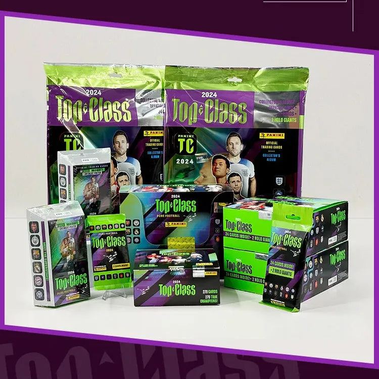 2024 Panini Football Star Cards FIFA Top Class Pure Football Soccer Star Collection Messi Ronaldo Footballer Limited Fan Cards