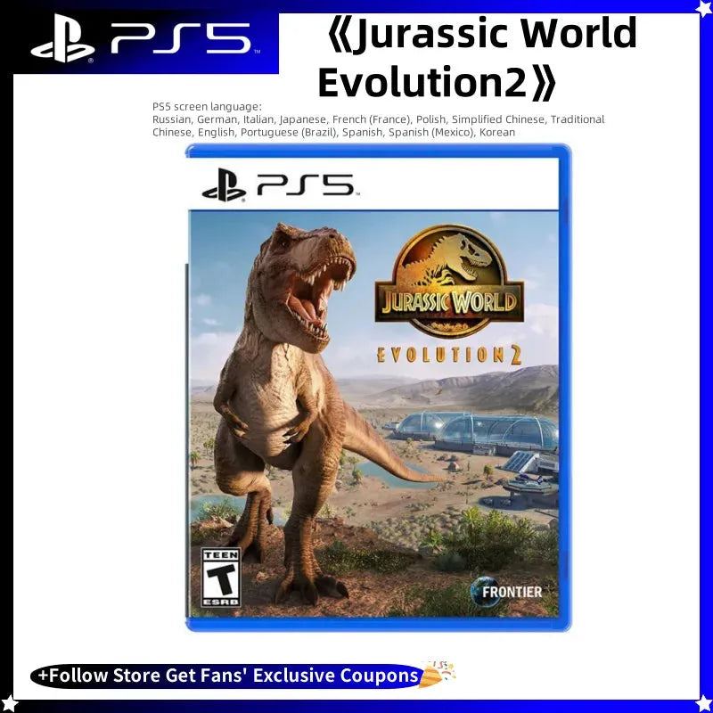 Sony Playstation 5 PS5 Game CD NEW Jurassic World Evolu 100% Official Original Physical Game Card Jurassic Playstation 5 PS5