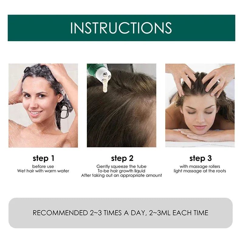 Fast Hair Growth Essence Hair Regeneration Essence Hair Follicle Care Anti-Hair Loss Essence Hair Thin Treatment Hair Care